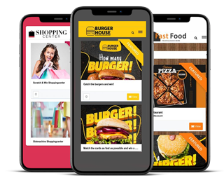 Digital coupons to publish on your restaurant's website and app