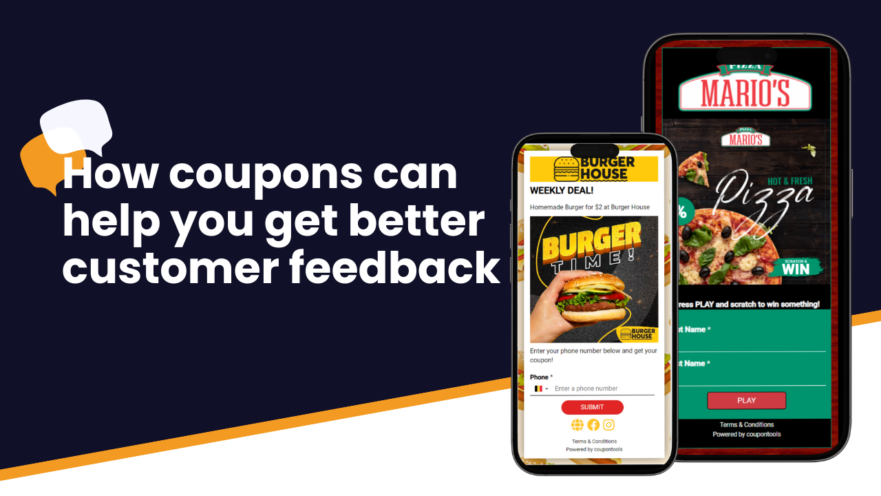 How coupons can help you get better customer feedback