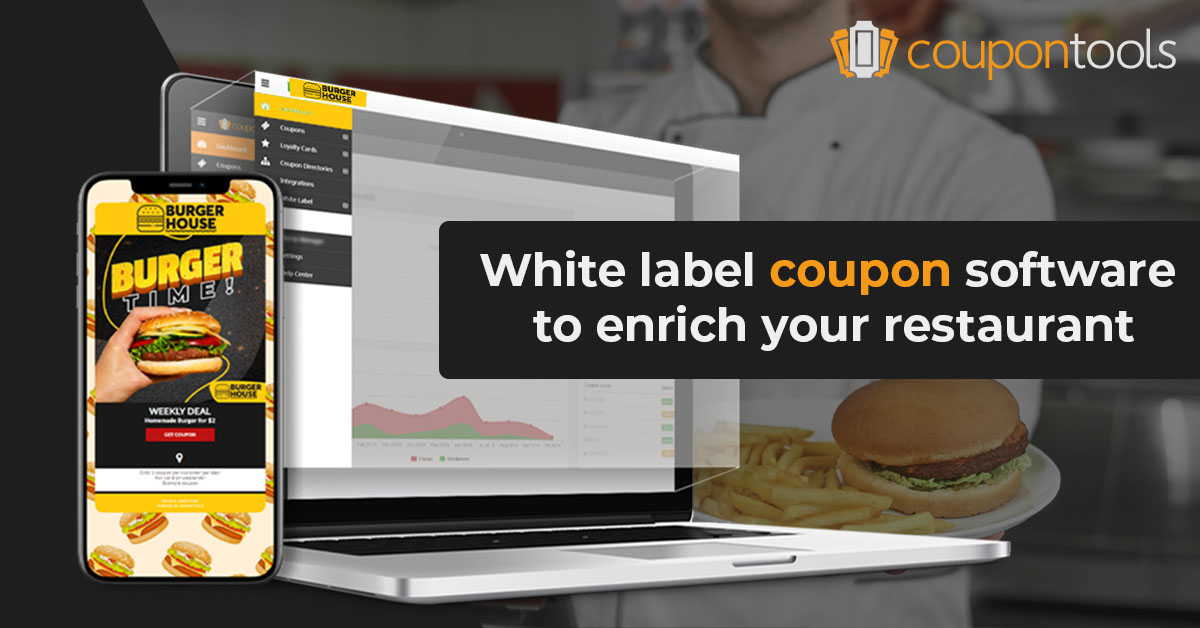 White label digital coupon software to enrich your restaurant or restaurant marketing agency