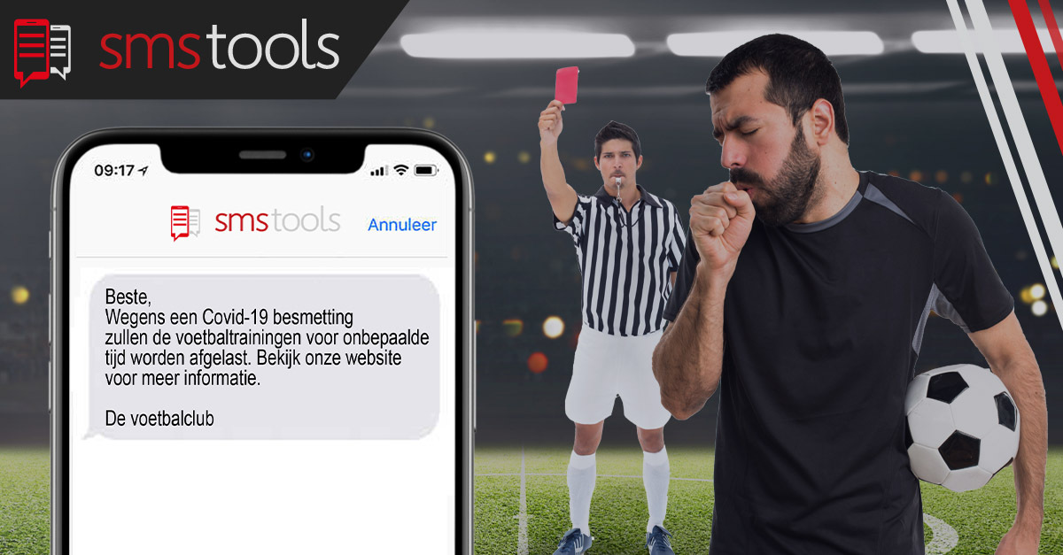 Crisiscommunicatie per sms voor sportclubs. Hoe ga je te werk?