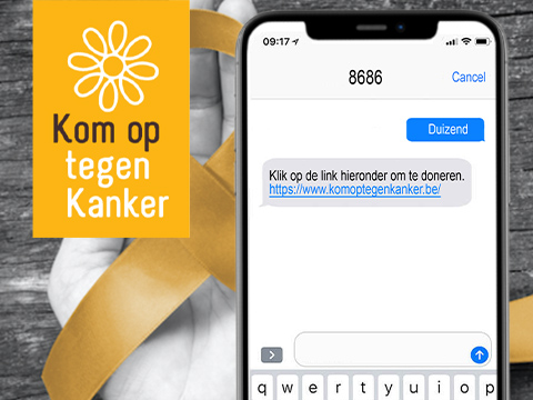 Encourage donations by SMS