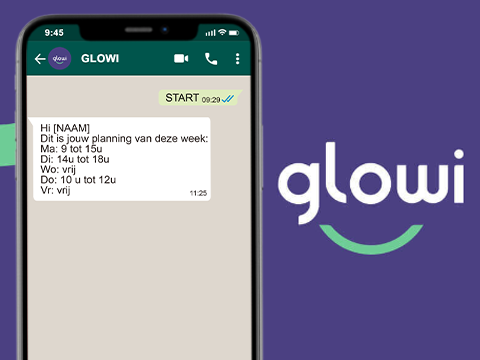 Streamlining communication at Glowi cleaning company through SMS and WhatsApp